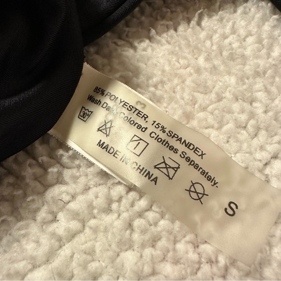 Black Wrap Halter Bikini Bra Top - Picture 4 of 6